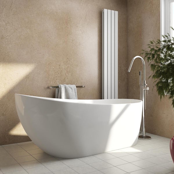 Mode premium round single ended freestanding bath with 1790 x 790