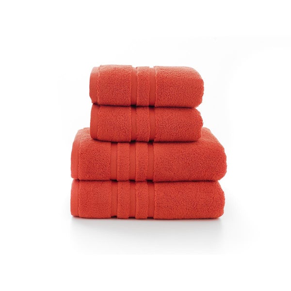 The Lyndon Company Chelsea zero twist 6 piece towel bale in orange