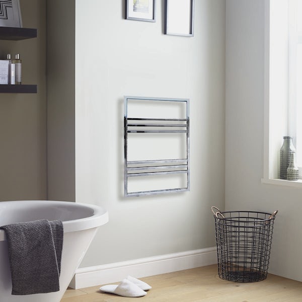 Towelrads Boxford chrome designer towel rail