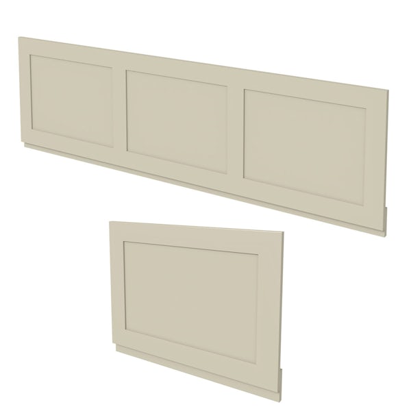 The Bath Co. Camberley satin ivory panel pack