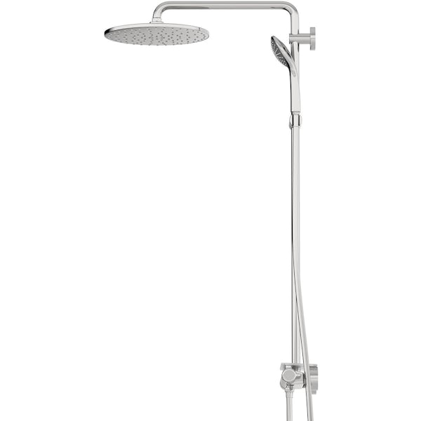 Grohe Vitalio Joy 310 thermostatic CoolIT shower system with valve shelf