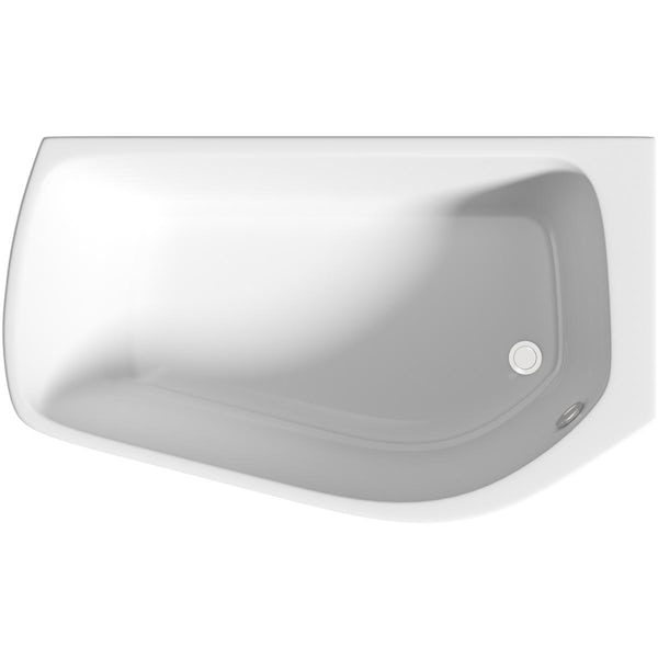 Carron Profile 5mm right handed shower bath 1500 x 900
