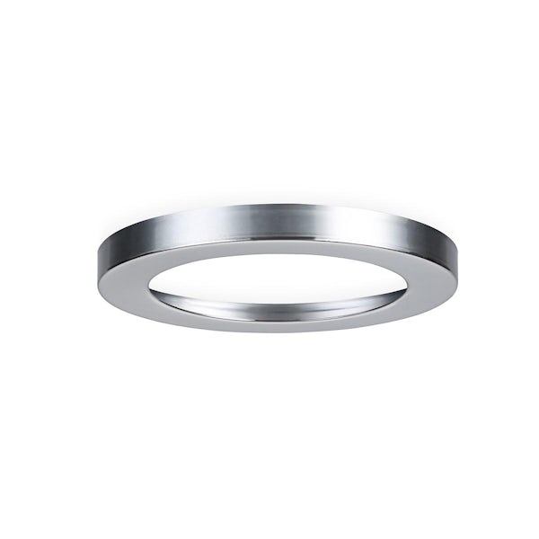 Forum Tauri 12W wall and ceiling light with magnetic chrome ring surround