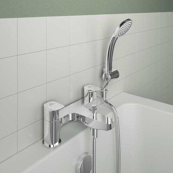 Ideal Standard Ceraplan dual control bath shower mixer with shower set