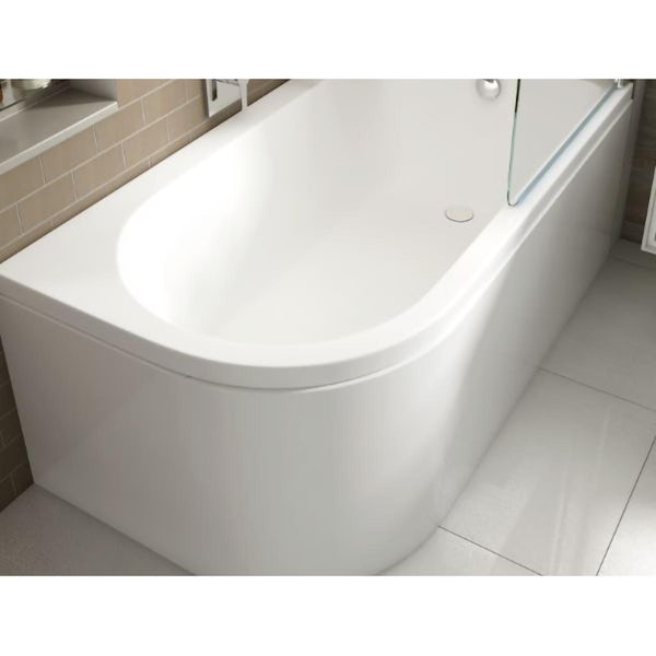 Carronite Status acrylic shower bath front panel 1550mm