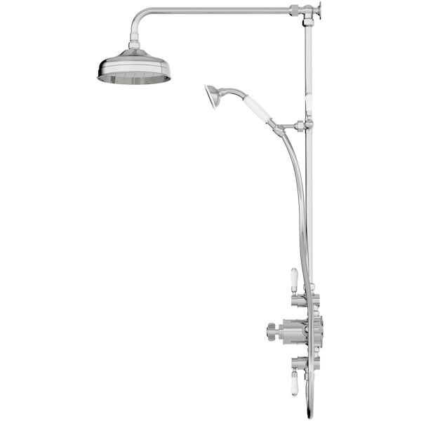 The Bath Co. Aylesford Classic exposed dual function shower system