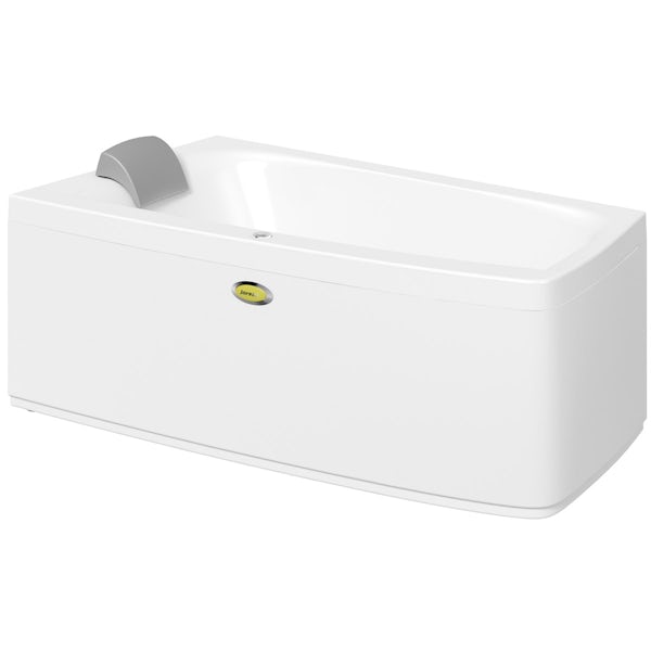Jacuzzi Essentials left handed compact offset corner whirlpool bath