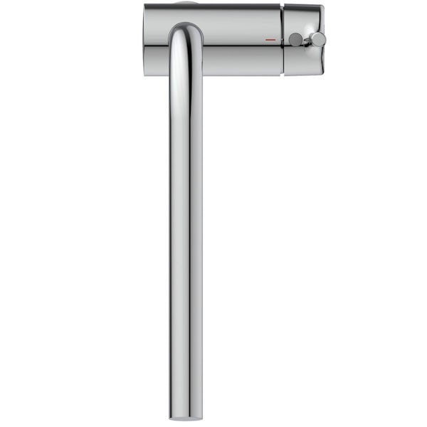 Ideal Standard Ceralook single lever l-shape spout kitchen mixer tap in chrome