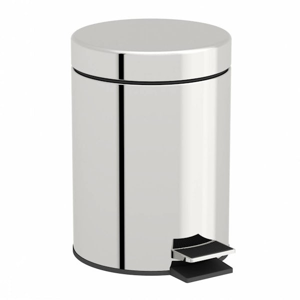 Options Round Stainless Steel 3l Bin
