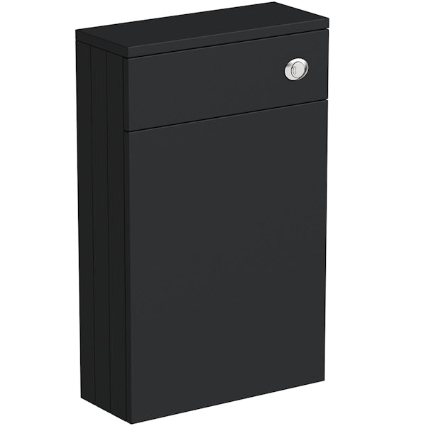 The Bath Co. Ascot graphite back to wall toilet unit 500mm