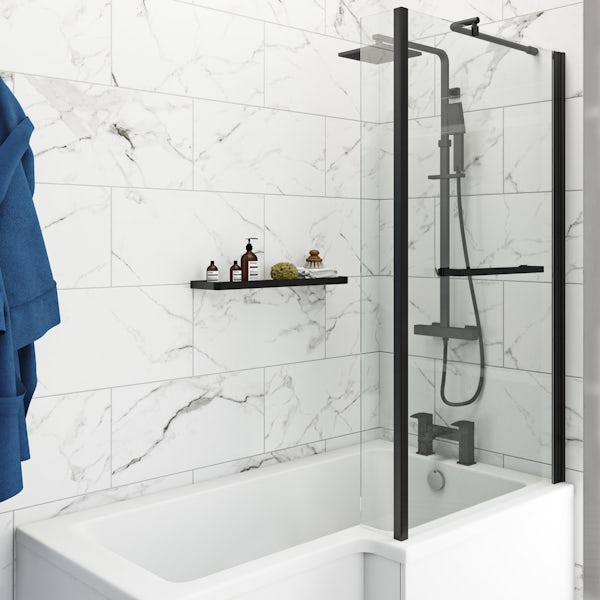 Polar White Marble Effect Matt Wall And, White Tiles With Grey Marble Effect