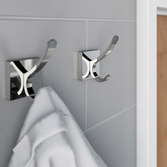 Delta Victorian Double Robe Hook in Stainless