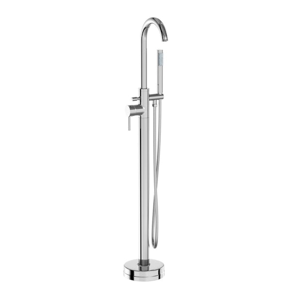 Mode Tate freestanding bath and freestanding tap pack