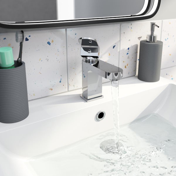 Mode Cass basin mixer tap with waste
