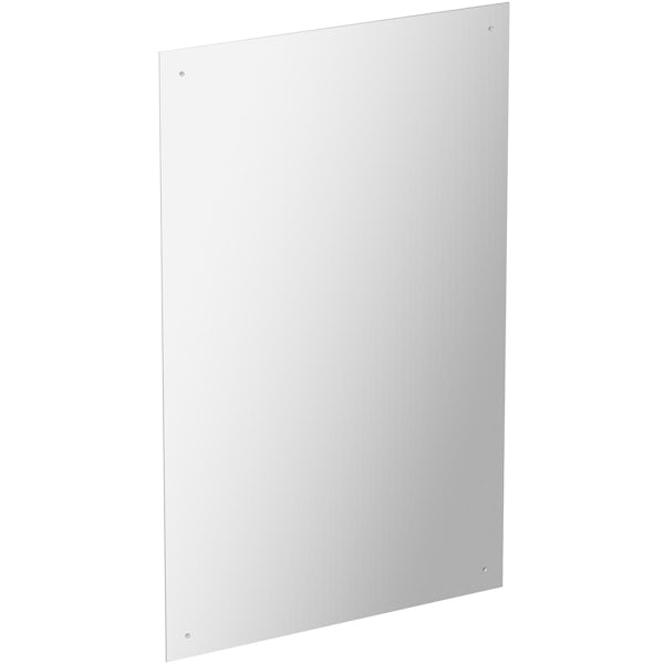 Accents bevelled edge drilled bathroom mirror 900 x 600mm
