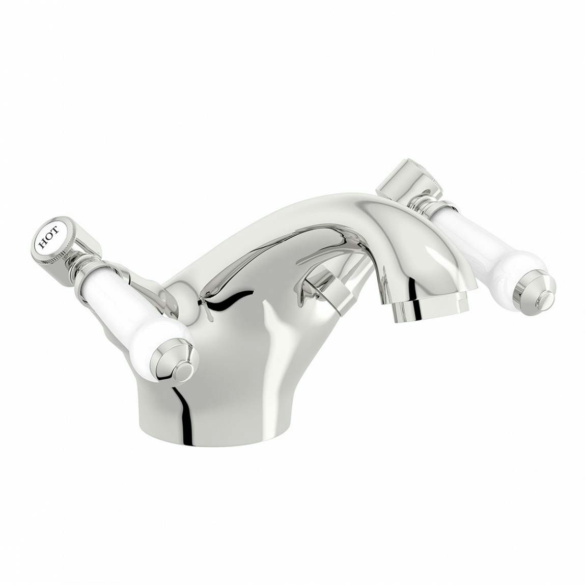 Orchard Winchester basin mixer tap with slotted waste