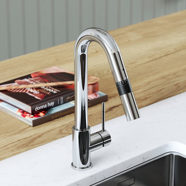 Bristan Gallery Smart Measure single lever kitchen mixer tap