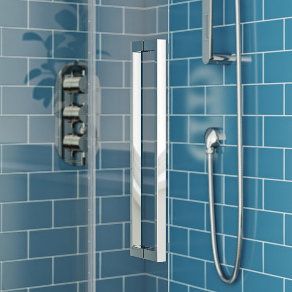 Mode Harrison 10mm easy clean quadrant shower enclosure 900 x 900