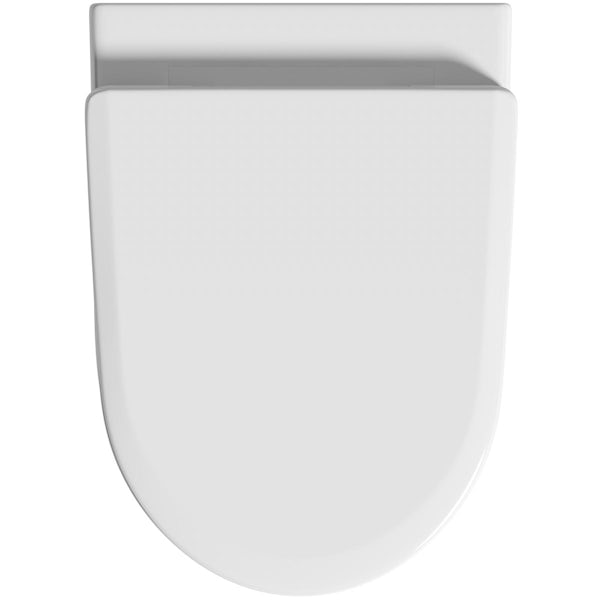 Orchard Eden back to wall toilet with soft close seat