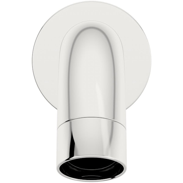 Orchard Round wall mounted bath or basin filler spout