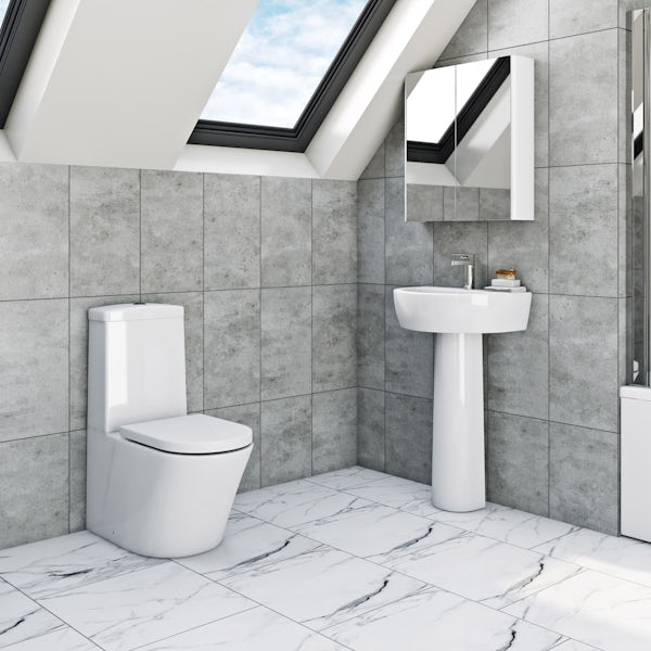 Mira and Mode Tate complete cloakroom suite 500mm