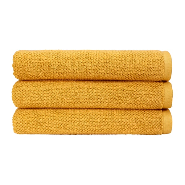 Christy Brixton saffron bath towel