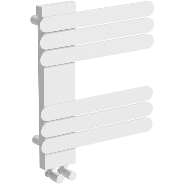The Heating Co. Manitoba textured white aluminium radiator