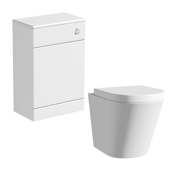 Sienna White back to wall unit with Demar toilet