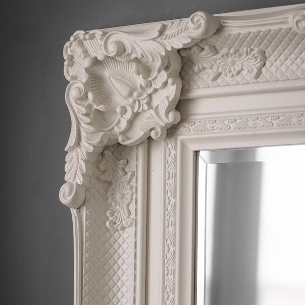 Accents Stretton cream leaner mirror 1770 x 880mm