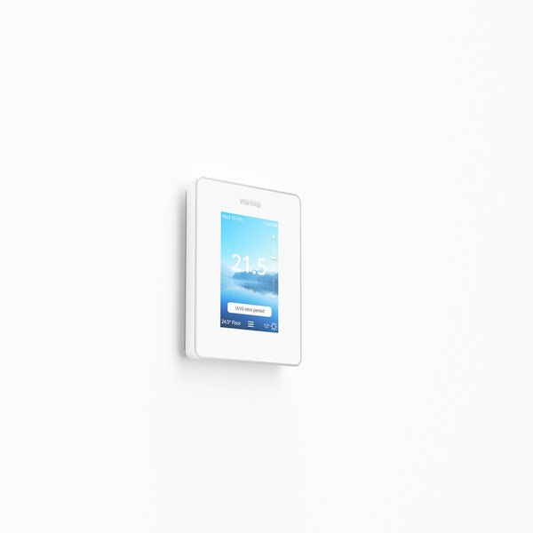 Warmup 6iE wifi heating controller bright porcelain