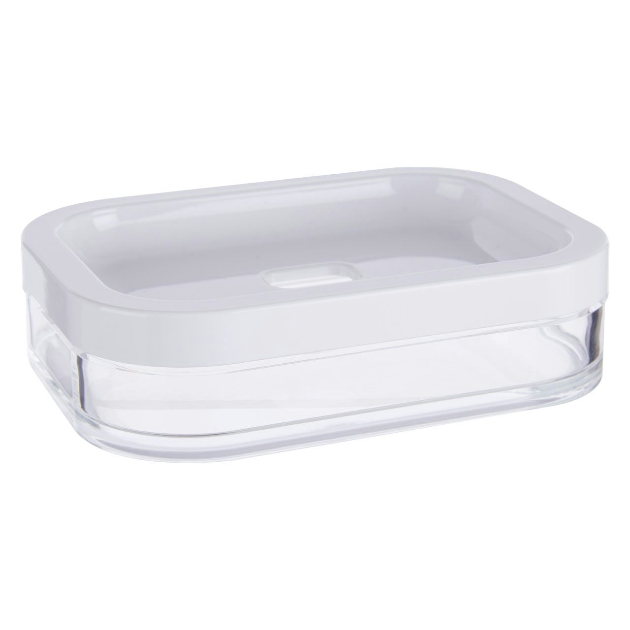 Accents White acrylic soap dish