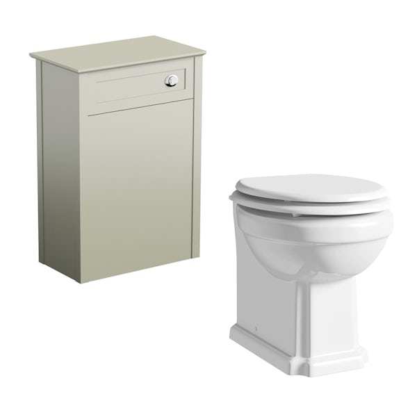 Camberley Sage back to wall toilet unit and Winchester toilet offer