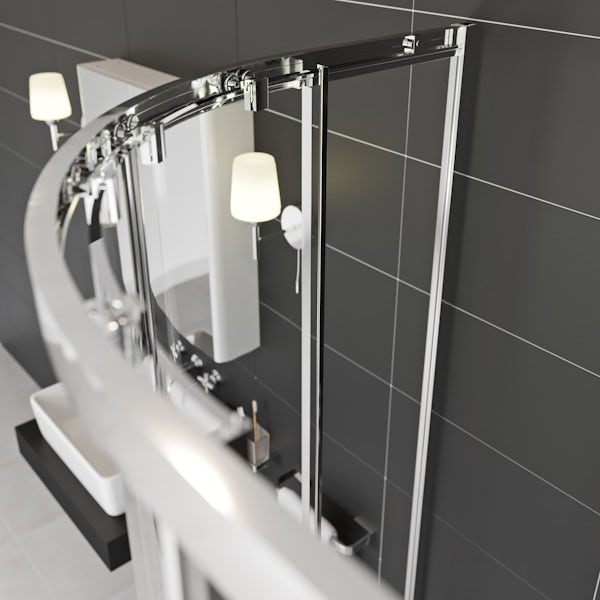 Mode Meier 8mm framed quadrant shower enclosure