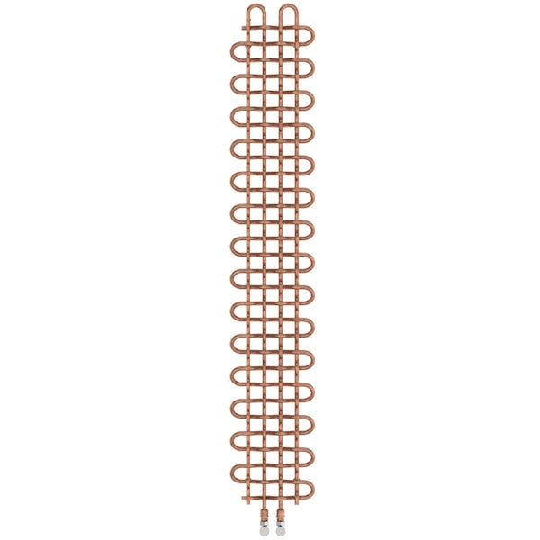 Terma PLC V bright copper designer radiator 1580 x 263