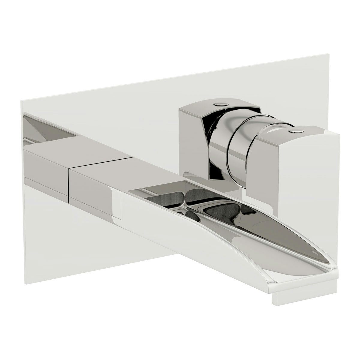 Mode Cooper waterfall wall mounted waterfall basin mixer tap with unslotted waste