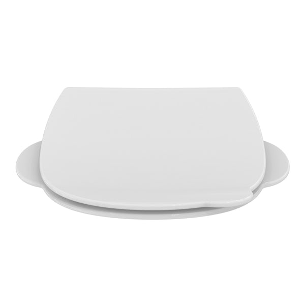 Armitage Shanks Contour 21 white seat and cover for back to wall toilets