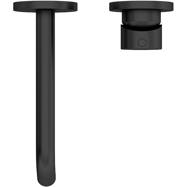 Ideal Standard Ceraline silk black wall mounted basin mixer tap
