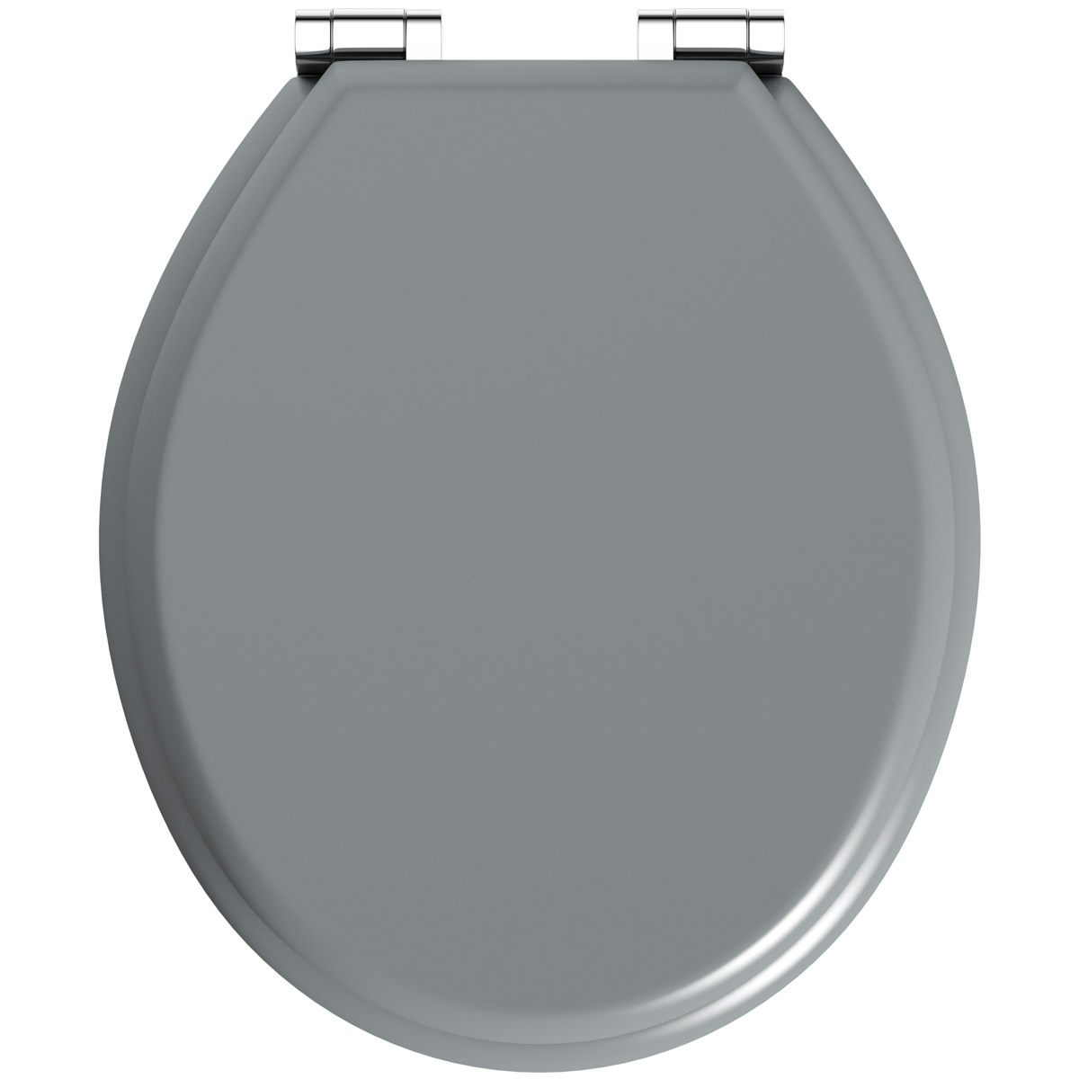 grey toilet seat