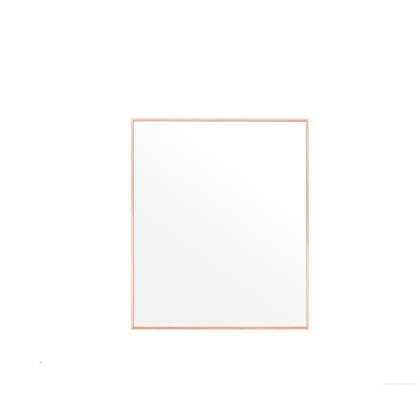 Accents Oak slimline mirror cabinet 550 x 450mm