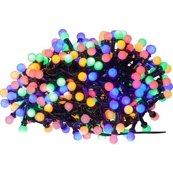Eglo Christmas multicoloured berry outdoor lights 6000mm