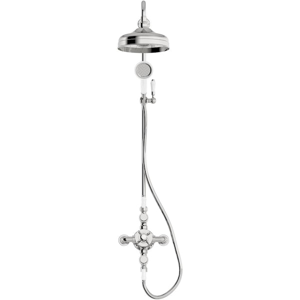 The Bath Co. Aylesford Classic exposed dual function shower system