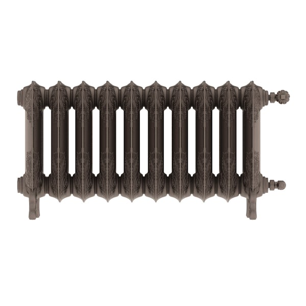 Oxford russet freestanding cast iron radiator 470 x 852