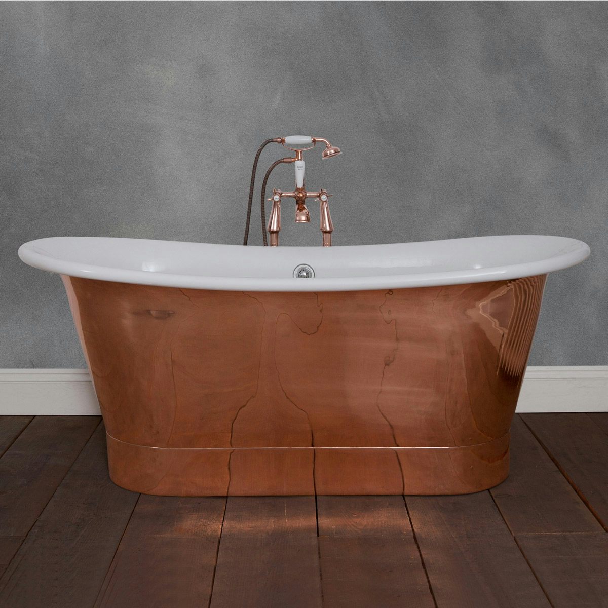 The Bath Co. Rembrandt copper and enamel bath
