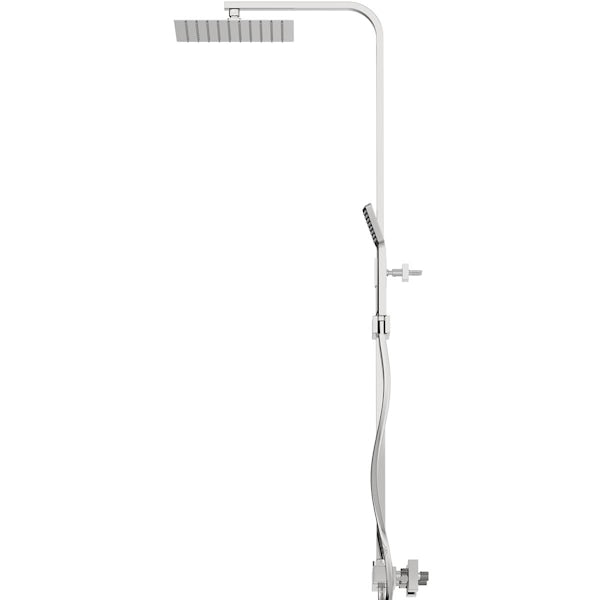 Orchard Thames exposed thermostatic square shower set