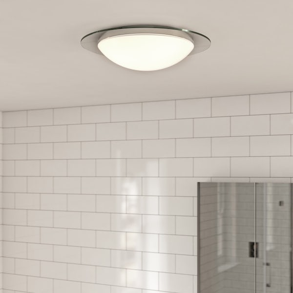 Aditi domed flush ceiling light