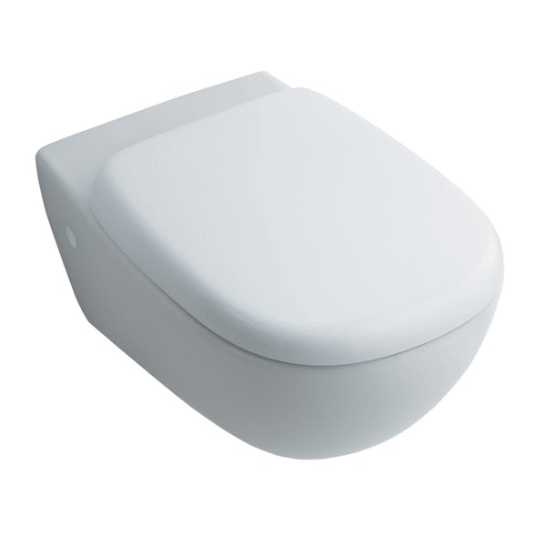 Ideal Standard Jasper Morrison wall hung toilet with slow close seat, pneumatic cistern, flush plate and frame