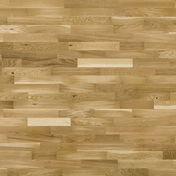 Basix Narrow Oak engineered matt UV lacquered click wood flooring
