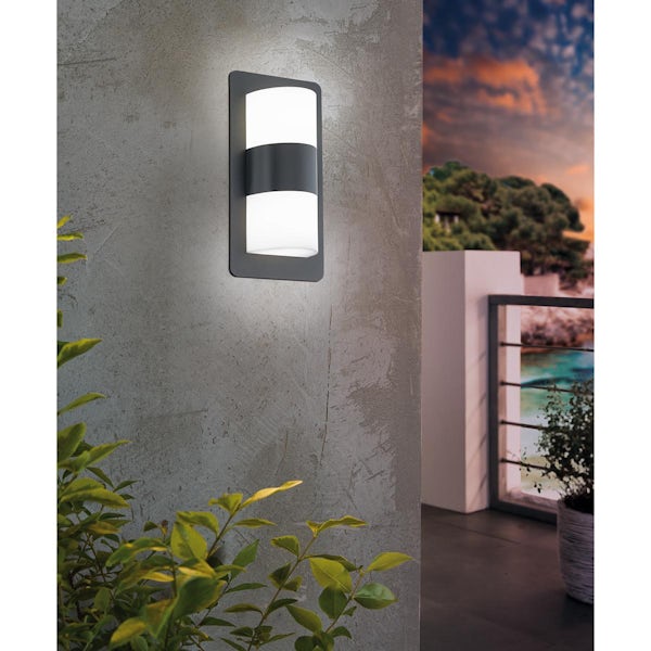 Eglo Cistierna outdoor wall light IP44 in anthracite