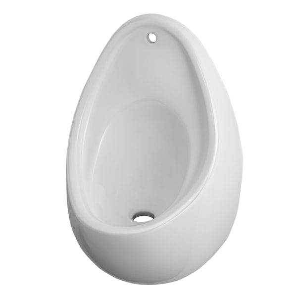 Kirke Curve complete top in concealed urinal 600mm pack for 2 bowls