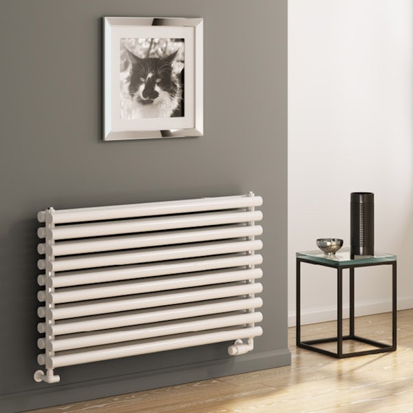 Reina Roda white double steel designer radiator